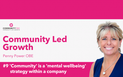 Community is a wellbeing strategy