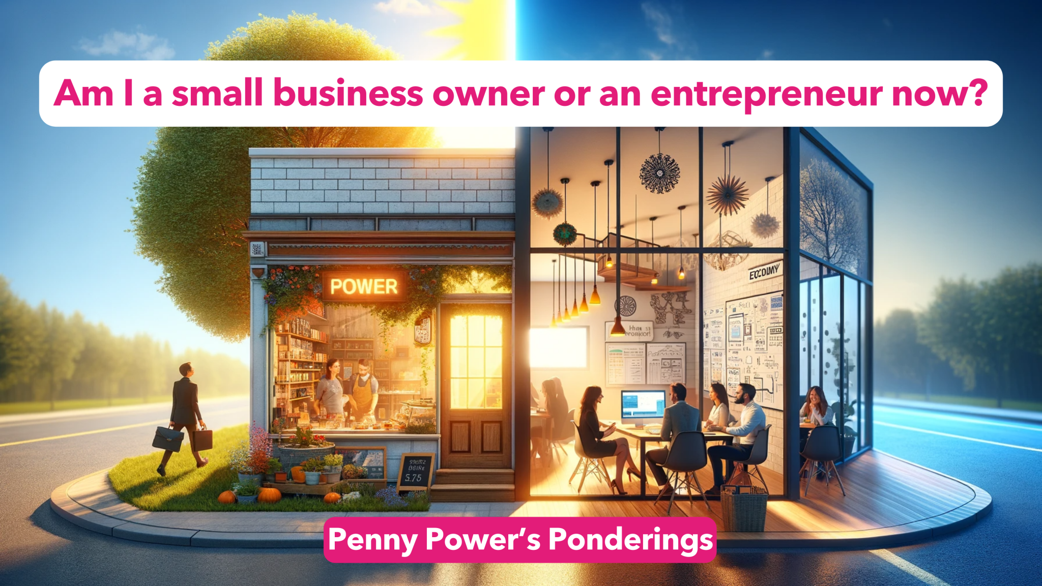 Read more about the article Penny Power Ponders whether she is a small business owner or an entrepreneur now