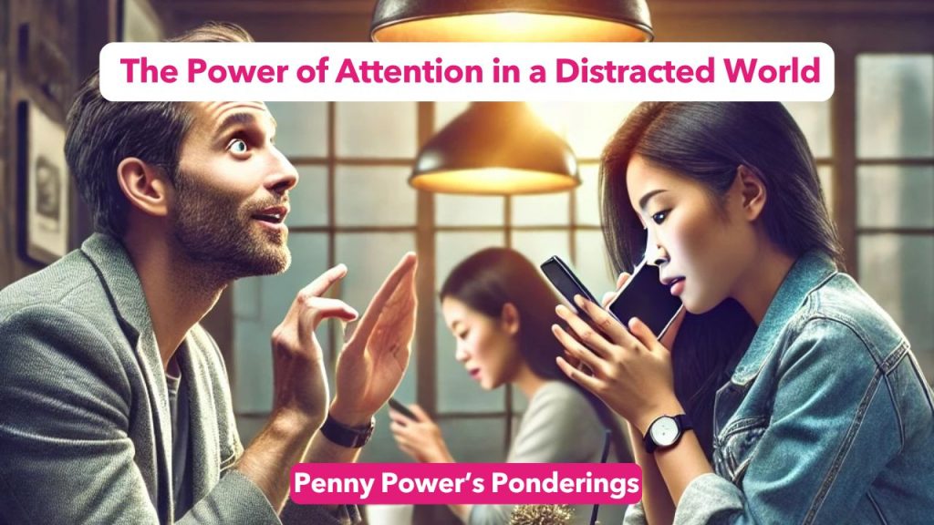 Penny Power Ponders: The Gift of Attention in a Distracted World