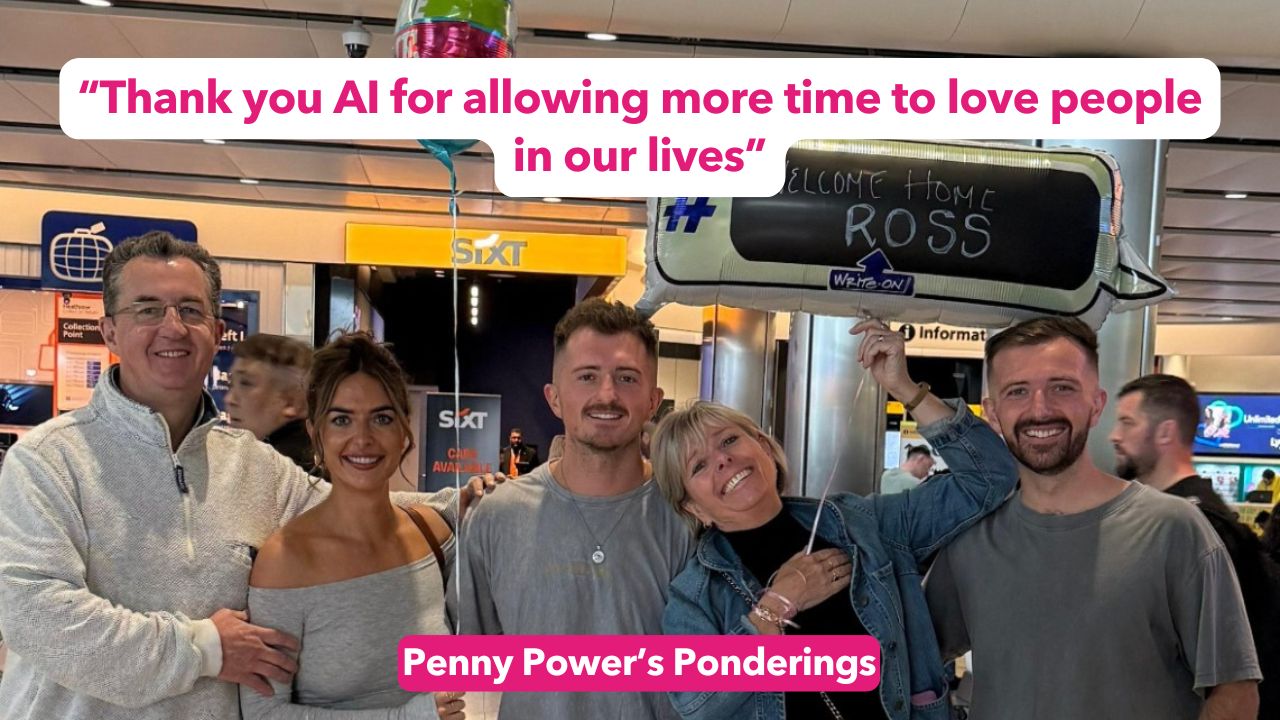 You are currently viewing Penny Power OBE Ponders: The Human Touch in the AI World